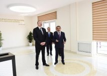 Президент Ильхам Алиев принял участие в церемонии начала подачи питьевой воды в город Хачмаз (ФОТО)