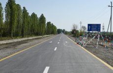Azerbaijani president inaugurates newly-reconstructed highway in Khachmaz (PHOTO)