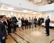 Президент Ильхам Алиев и Первая леди Мехрибан Алиева приняли участие в церемонии открытия отеля «Динамо» (ФОТО)