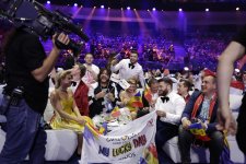 Эмоции участников "Евровидения-2018" в грин-рум (ФОТО)