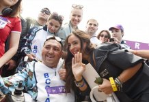 Вице-президент Фонда Гейдара Алиева Лейла Алиева и Арзу Алиева приняли участие в «Бакинском марафоне-2018» (ФОТО)