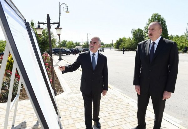 Ilham Aliyev launches start of reconstruction of water supply system in Nakhchivan (PHOTO)