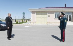 Президент Ильхам Алиев ознакомился с условиями в погранотряде Госпогранслужбы в Нахчыване (ФОТО)