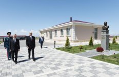 Президент Ильхам Алиев ознакомился с условиями в погранотряде Госпогранслужбы в Нахчыване (ФОТО)