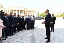 Президент Ильхам Алиев  принял участие в открытии нового здания Нахчыванского института учителей (ФОТО)