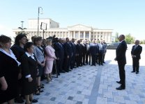Президент Ильхам Алиев  принял участие в открытии нового здания Нахчыванского института учителей (ФОТО)