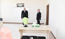 Президент Ильхам Алиев принял участие в открытии средней школы в Нахчыване (ФОТО)