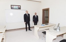 Президент Ильхам Алиев принял участие в открытии средней школы в Нахчыване (ФОТО)