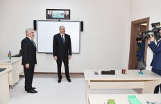 Президент Ильхам Алиев принял участие в открытии средней школы в Нахчыване (ФОТО)