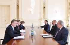 President Aliyev meets ILO director-general (PHOTO)