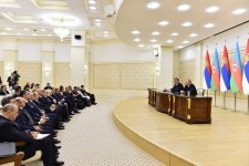 Президент Ильхам Алиев: Конфликты, с которыми столкнулись Азербайджан и Сербия, должны быть решены в рамках территориальной целостности стран (ФОТО)