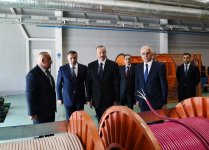 Президент Ильхам Алиев принял участие в открытии завода высоковольтного оборудования в Баку (ФОТО)