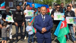 В Германии и Голландии развеваются флаги Азербайджана - автопробег и шествие (ФОТО)