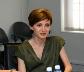 В АМИ Trend прошла встреча с представителями СМИ Грузии (ФОТО)