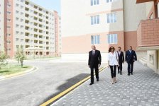 Президент Ильхам Алиев и Первая леди Мехрибан Алиева приняли участие в открытии жилого комплекса «Гобу Парк» для вынужденных переселенцев (ФОТО)