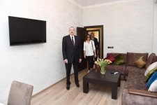 Президент Ильхам Алиев и Первая леди Мехрибан Алиева приняли участие в открытии жилого комплекса «Гобу Парк» для вынужденных переселенцев (ФОТО)