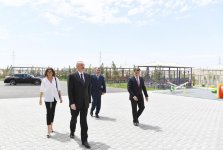 Президент Ильхам Алиев и Первая леди Мехрибан Алиева приняли участие в открытии жилого комплекса «Гобу Парк» для вынужденных переселенцев (ФОТО)