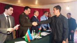 В исправительном учреждении №13 Пенитенциарной службы минюста Азербайджана освобожден 41 помилованный (ФОТО)