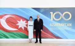 President Ilham Aliyev, First Lady Mehriban Aliyeva attend official reception on occasion of 100th anniversary of ADR (PHOTO)
