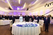 President Ilham Aliyev, First Lady Mehriban Aliyeva attend official reception on occasion of 100th anniversary of ADR (PHOTO)