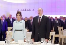 President Ilham Aliyev, First Lady Mehriban Aliyeva attend official reception on occasion of 100th anniversary of ADR (PHOTO)