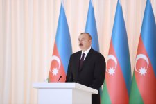 President Ilham Aliyev, First Lady Mehriban Aliyeva attend official reception on occasion of 100th anniversary of ADR (PHOTO)