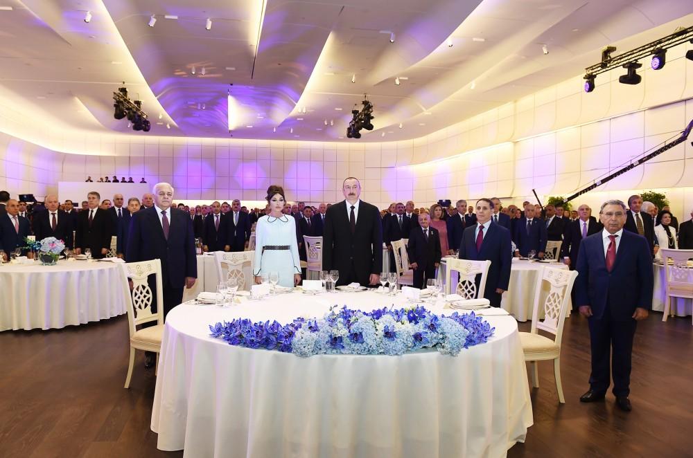 President Ilham Aliyev, First Lady Mehriban Aliyeva attend official reception on occasion of 100th anniversary of ADR (PHOTO)
