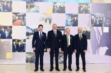 Президент Ильхам Алиев и Первая леди Мехрибан Алиева ознакомились с XXV Международной выставкой "Нефть и газ Каспия" (ФОТО)