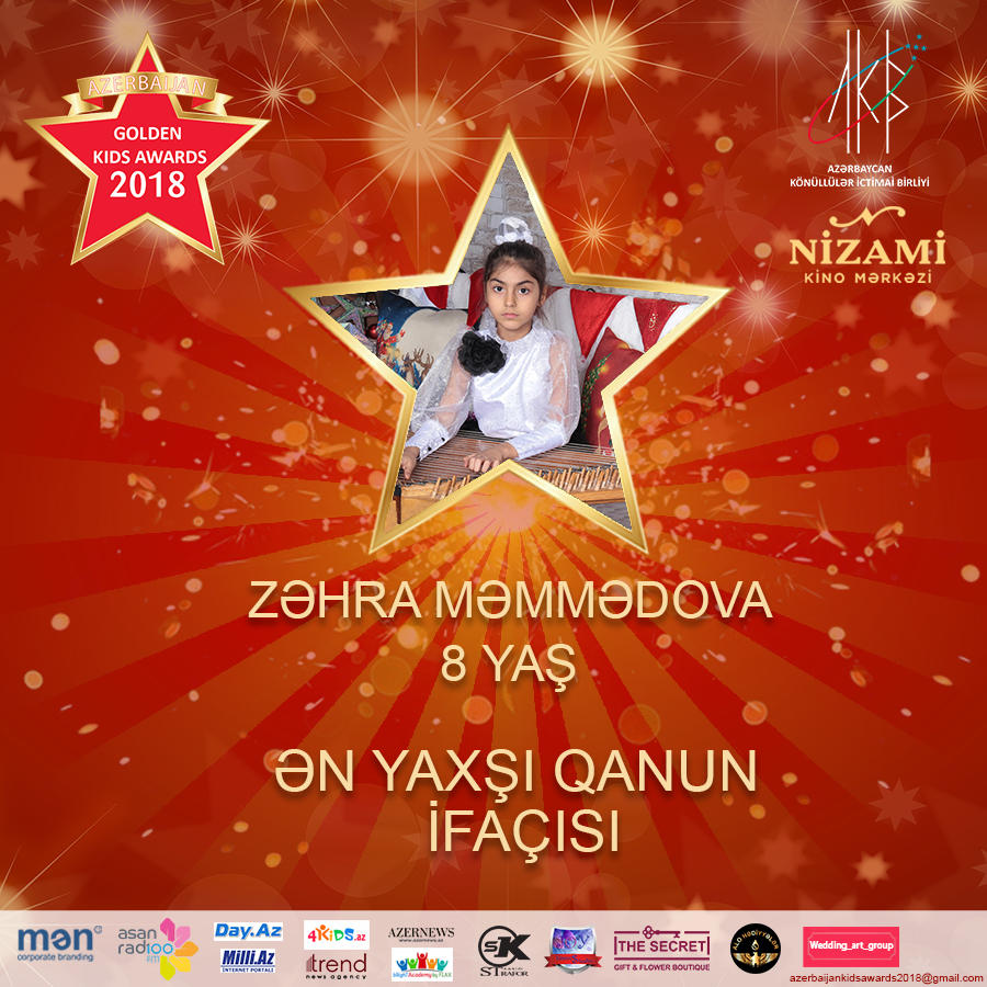 Определены все номинанты Azerbaijan Golden Kids Azerbaijan 2018 (ФОТО)