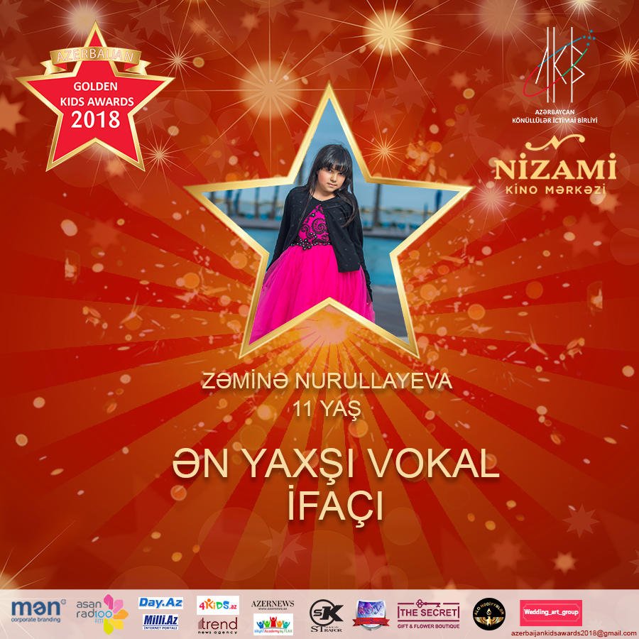 Определены все номинанты Azerbaijan Golden Kids Azerbaijan 2018 (ФОТО)