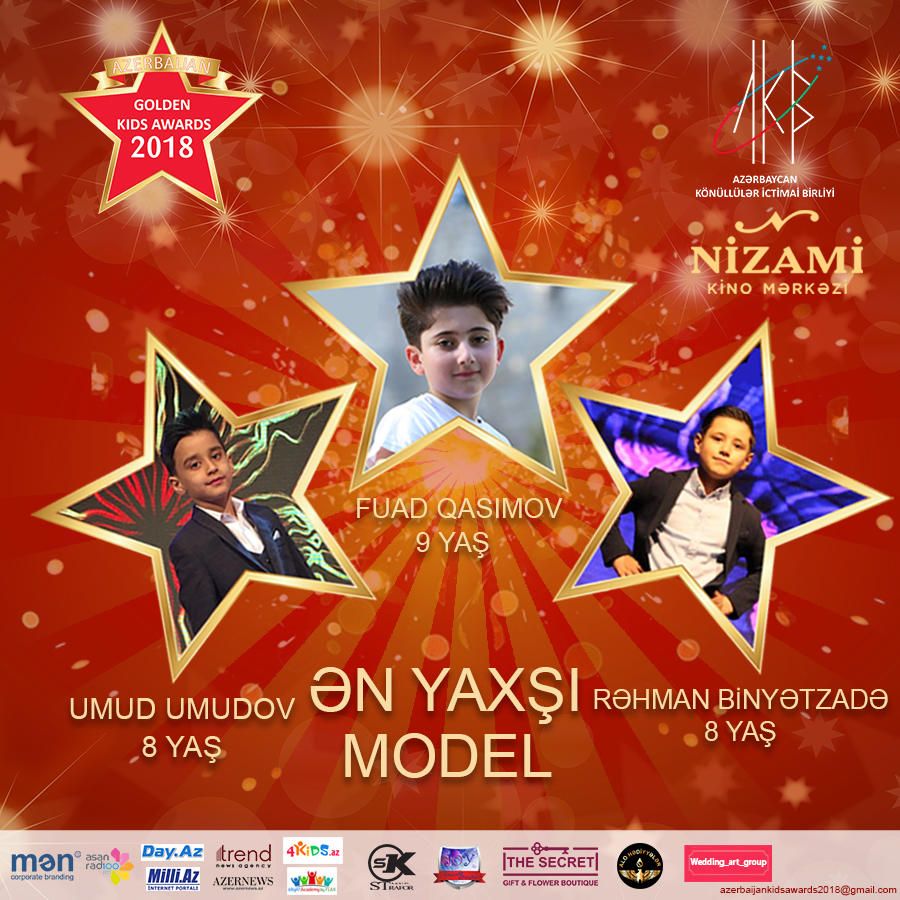 Определены все номинанты Azerbaijan Golden Kids Azerbaijan 2018 (ФОТО)