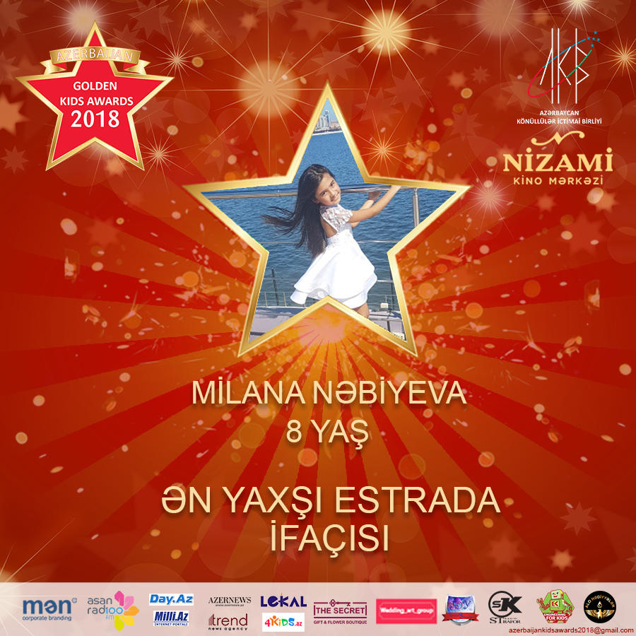 Определены все номинанты Azerbaijan Golden Kids Azerbaijan 2018 (ФОТО)