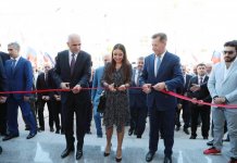 Вице-президент Фонда Гейдара Алиева Лейла Алиева приняла участие в открытии Азербайджанского делового центра в Астрахани (ФОТО)