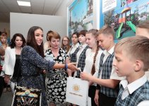 Вице-президент Фонда Гейдара Алиева Лейла Алиева приняла участие в открытии Азербайджанского делового центра в Астрахани (ФОТО)