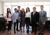 Вице-президент Фонда Гейдара Алиева Лейла Алиева приняла участие в открытии Азербайджанского делового центра в Астрахани (ФОТО)