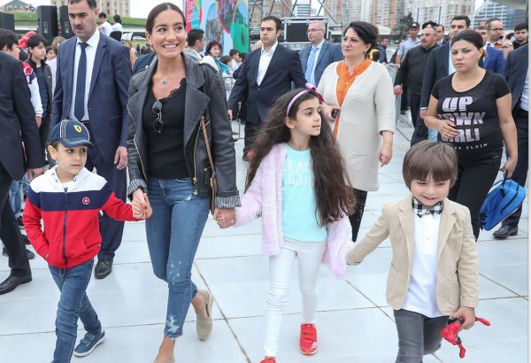 President of Baku Media Center Arzu Aliyeva attends children’s festival (PHOTO/VIDEO)