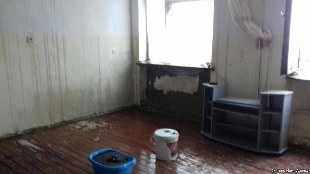 От сильного дождя и града пострадал Исмаиллинский район Азербайджана (ФОТО)