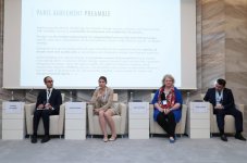 Вице-президент Фонда Гейдара Алиева Лейла Алиева приняла участие в Национальном форуме молодежи, посвященном вопросам окружающей среды (ФОТО)