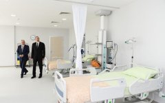 President Aliyev inaugurates Naftalan City Central Hospital (PHOTO)