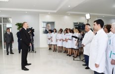 President Aliyev inaugurates Naftalan City Central Hospital (PHOTO)