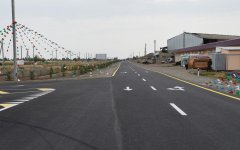 Президент Ильхам Алиев принял участие в открытии автодороги Делимамедли-Муздурлар-Гырыглы в Геранбойском районе (ФОТО)