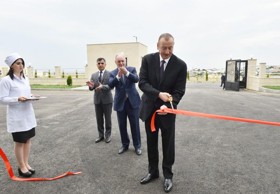 President Aliyev inaugurates Naftalan City Central Hospital (PHOTO)
