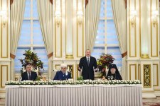 Президент Ильхам Алиев принял участие в ифтаре по случаю священного месяца Рамазан (ФОТО)