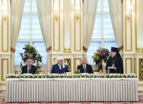 Президент Ильхам Алиев принял участие в ифтаре по случаю священного месяца Рамазан (ФОТО)
