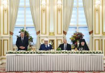 Президент Ильхам Алиев принял участие в ифтаре по случаю священного месяца Рамазан (ФОТО)