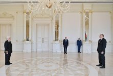 Президент Ильхам Алиев принял верительные грамоты новых послов ряда стран (ФОТО)