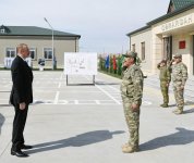 Президент Азербайджана Ильхам Алиев принял участие в открытии N-ской воинской части минобороны (ФОТО)