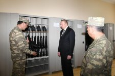 Президент Азербайджана Ильхам Алиев принял участие в открытии N-ской воинской части минобороны (ФОТО)