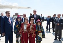 Президент Ильхам Алиев прибыл с визитом в Турцию (ФОТО)