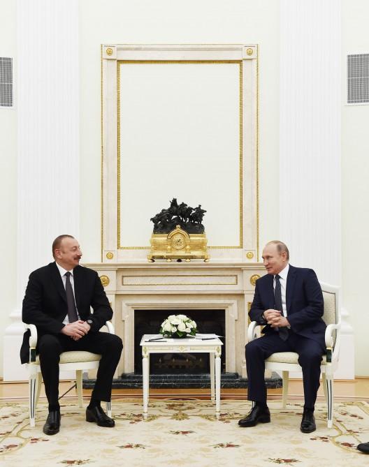 President Aliyev: Azerbaijan-Russia political interaction at very high level (PHOTO)